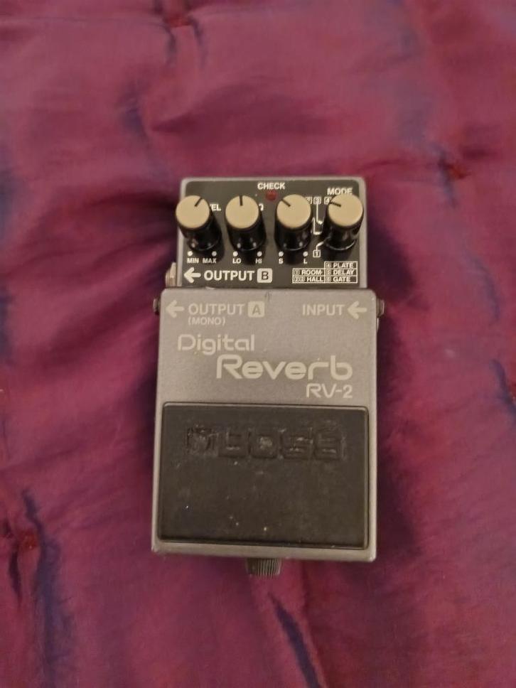 Boss RV-2 galmpedaal in zeer goede staat zonder doos, Muziek en Instrumenten, Effecten, Gebruikt, Reverb, Ophalen