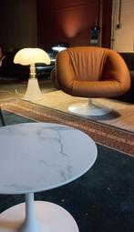 Sheepskin fauteuils mid-century platner tulipe tafels, Ophalen of Verzenden, Zo goed als nieuw, Wit