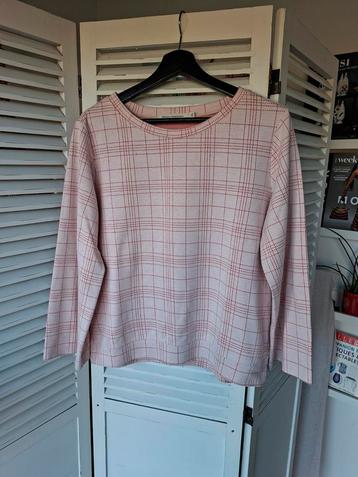 Truitje bloes Nathalie Vleeschouwer roze carreau mooie staat beschikbaar voor biedingen