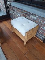 Rotan voetbankje, Huis en Inrichting, Ophalen, Gebruikt