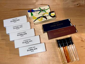 Staaltjes Samples Xerjoff Nishane Guerlain beschikbaar voor biedingen