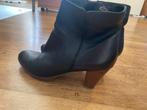 Lederen zwarte enkellaars maat 41, Kleding | Dames, Ophalen of Verzenden, Zo goed als nieuw
