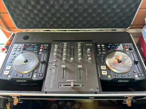2x Denon DN-S1200 met mengpaneel en flightcase, Audio, Tv en Foto, Mediaspelers, Gebruikt, Zonder harde schijf, USB 2.0, Ophalen