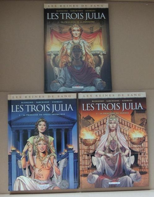Les trois Julia Les reines de sang EO 3 delen, Boeken, Stripverhalen, Zo goed als nieuw, Complete serie of reeks, Ophalen of Verzenden