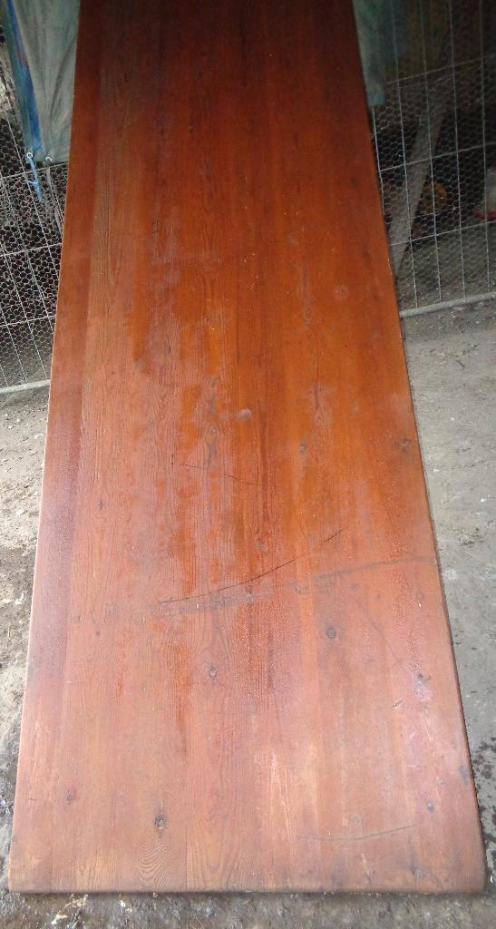 Tafelblad extra lang 3m60cm 75cm breedte, Huis en Inrichting, Tafels | Bijzettafels, Gebruikt, Rechthoekig, 75 cm of meer, Hout