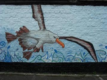 Ben uw uw tuinmuren beu gezien,graffiti stijl beschikbaar voor biedingen