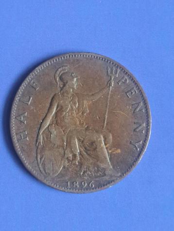1896 Engeland half penny Victoria beschikbaar voor biedingen