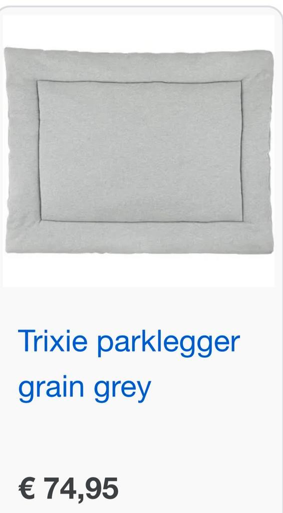 Volledige set Trixie Grey Grain Grey, Kinderen en Baby's, Babyparken, Zo goed als nieuw, Ophalen
