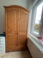 Kleer kast 186x89x55, Ophalen, Eikenhout, Met hangruimte, 50 tot 100 cm