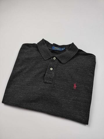 Ralph Lauren Homme XXL Polo Gris Manche Courte Classique