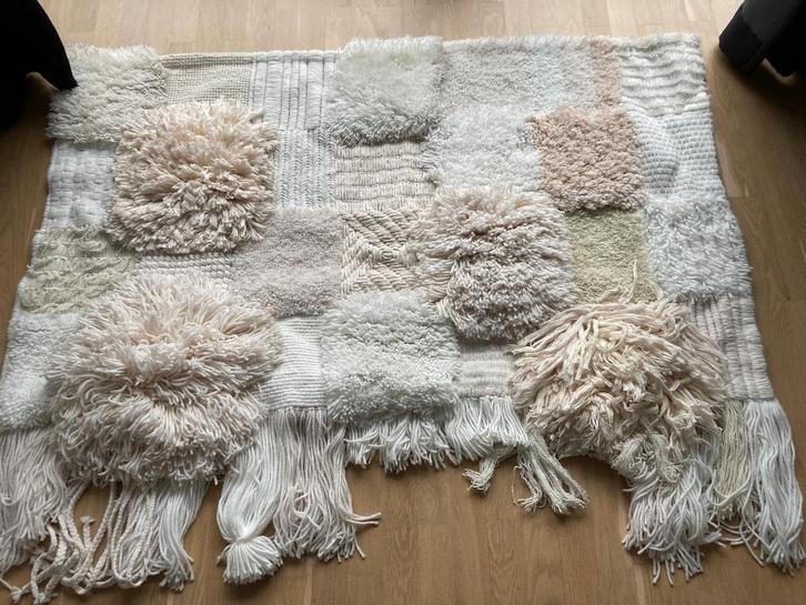 WANDTAPIJT - MODERN - WIT, Antiquités & Art, Art | Autres Art, Enlèvement