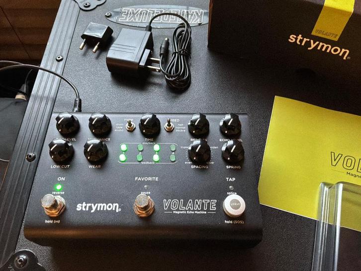 Strymon Volante Limited Black Edition, Musique & Instruments, Effets, Comme neuf, Delay ou Écho, Enlèvement ou Envoi