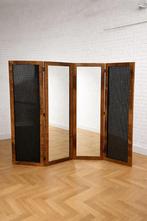 Stijlvolle houten paravent / kamerscherm –4 panelen–h 180 cm, Huis en Inrichting, Woonaccessoires | Kamerschermen, Ophalen, Zo goed als nieuw
