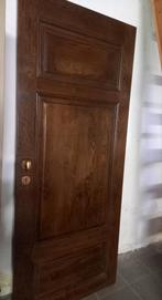 Nieuwe vol eiken binnendeur., Doe-het-zelf en Bouw, Ophalen, Zo goed als nieuw, Binnendeur