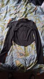 Zwarte topblouse met lange mouwen., Kleding | Dames, Blouses en Tunieken, Ophalen of Verzenden, Zwart