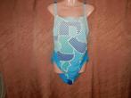 (45) -maillot femme t.46 blanc et bleu - nabaiji -, Kleding | Dames, Badmode en Zwemkleding, Blauw, Nabaiji, Badpak, Ophalen of Verzenden