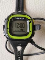 Sporthorloge Garmin "Forerunner 15" met GPS...ect, Comme neuf, Vert, La vitesse, Enlèvement ou Envoi