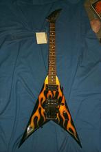 Gezocht: Jackson King V Hot Rod Flames (made in japan), Muziek en Instrumenten, Snaarinstrumenten | Gitaren | Elektrisch, Ophalen