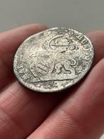 Zilveren dubbele Schelling Brugge 1751, Ophalen, Zilver, Losse munt, Zilver