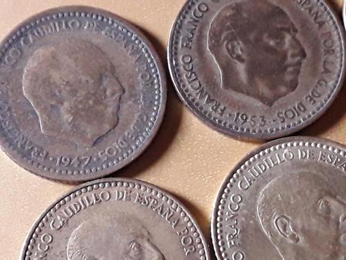 1 Peseta Franco Spanje, Postzegels en Munten, Munten | Europa | Niet-Euromunten, Losse munt, Overige landen, Verzenden