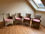 4 Rotan stoelen voor binnen of buiten, Ophalen, Bruin, Vier, Landelijk
