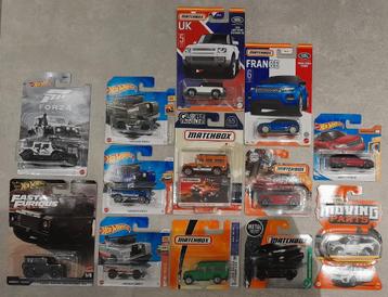 Matchbox/Hot Wheels - Land & Range Rover beschikbaar voor biedingen