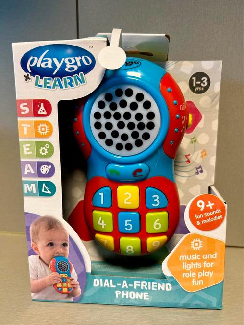 Playgro Muziektelefoon (Nieuw), Kinderen en Baby's, Speelgoed | Vtech, Nieuw, Ophalen of Verzenden