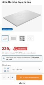 linie Rumba douchebak 120 x 90 cm, Huis en Inrichting, Ophalen, Nieuw, Overige typen