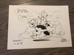 Originele samson en plop striptekening van Swerts, Ophalen of Verzenden, Zo goed als nieuw