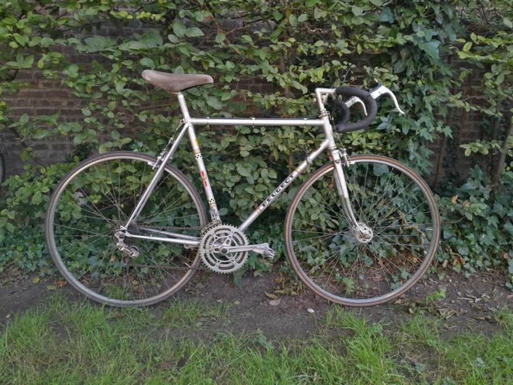 Peugeot koersfiets, Fietsen en Brommers, Fietsen | Racefietsen, Gebruikt, 10 tot 15 versnellingen, 28 inch, Staal, Ophalen