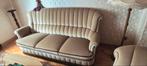 Zetel salon mohair velours beige barok vintage als nieuw!, Ophalen