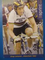 wielerkaart 1983 team renault greg lemond wk, Sport en Fitness, Verzenden, Zo goed als nieuw