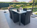 6 tuinstoelen met kussen, Ophalen, Gebruikt