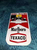 sticker F1 , Marlboro, Texaco 1975, Verzamelen, Verzenden