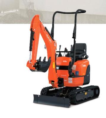 Mini-pelle Kubota 1,1T, Enlèvement, Utilisé, Pelle