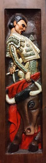 retro.vintage wandpaneel Spaanse stierenvechter, Ophalen