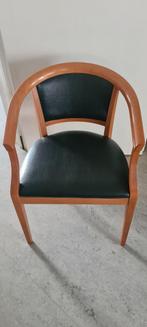 2 Vintage Deens Design bureau stoelen Jaren 60, Twee, Gebruikt, Hout, Zwart