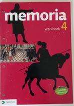 Memoria 4 Werkboek, Boeken, Ophalen, ASO, Geschiedenis, Nieuw