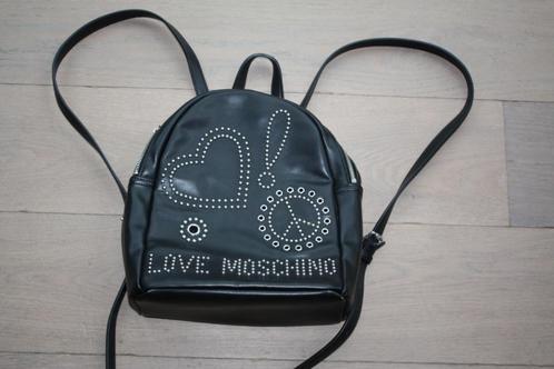Mooi zwart rugzakje van Moschino, Handtassen en Accessoires, Tassen | Rugtassen, Zo goed als nieuw, Ophalen of Verzenden