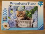 Puzzle Ravensburger XXL 300 pièces "Petit chaton", Ophalen of Verzenden, Meer dan 50 stukjes, Gebruikt, 6 jaar of ouder