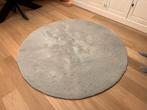 Rond zacht tapijt 180 cm lichtgrijs, Huis en Inrichting, Stoffering | Tapijten en Vloerkleden, Ophalen, 150 tot 200 cm, Rond, Zo goed als nieuw