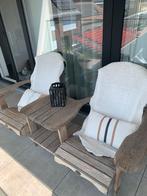 Tuinset, Tuin en Terras, Tuinstoelen, Ophalen, Gebruikt, Hout