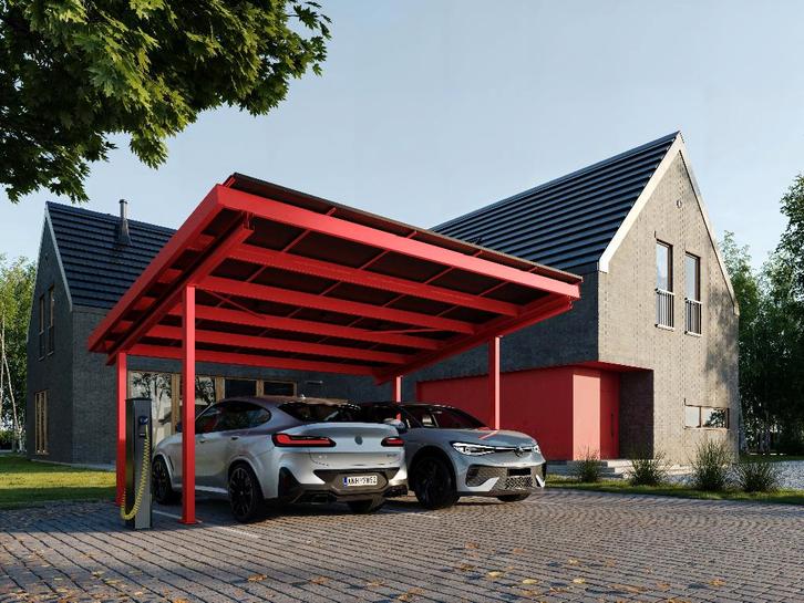 Sun Steel Solar Carports en Farms, Tuin en Terras, Overkappingen, Nieuw, Carport, Ophalen
