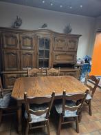 Ensemble salle à manger, Maison & Meubles, Salles à manger complètes, Enlèvement, Utilisé, Chêne, 6 à 8 chaises