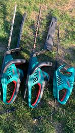 3 bosch heggenscharen met werk aan., Tuin en Terras, Heggenscharen, Ophalen, Gebruikt, Elektrisch, Bosch