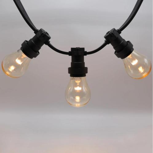 VERLICHTINGSNOER 10 m/ 20 x  E27 /creëer een leuke tuinsfeer, Tuin en Terras, Overige Tuin en Terras, Nieuw, Ophalen