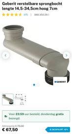 2 Geberit sprongbocht, Neuf, Enlèvement ou Envoi, Évacuation, Autres matériaux