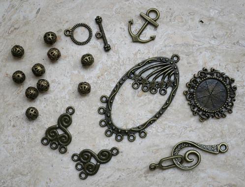 Accessoires en métal bronze - Bronzen Kralen Accessoires L1, Hobby & Loisirs créatifs, Fabrication de Perles & Bijoux, Comme neuf