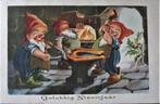 FANTASIEKAARTEN- KABOUTERS IN DE SMIDSE, Ophalen of Verzenden, 1940 tot 1960, Gelopen, Overige thema's