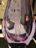 Alexandriet kristallen glazen vaas, Antiek en Kunst, Ophalen